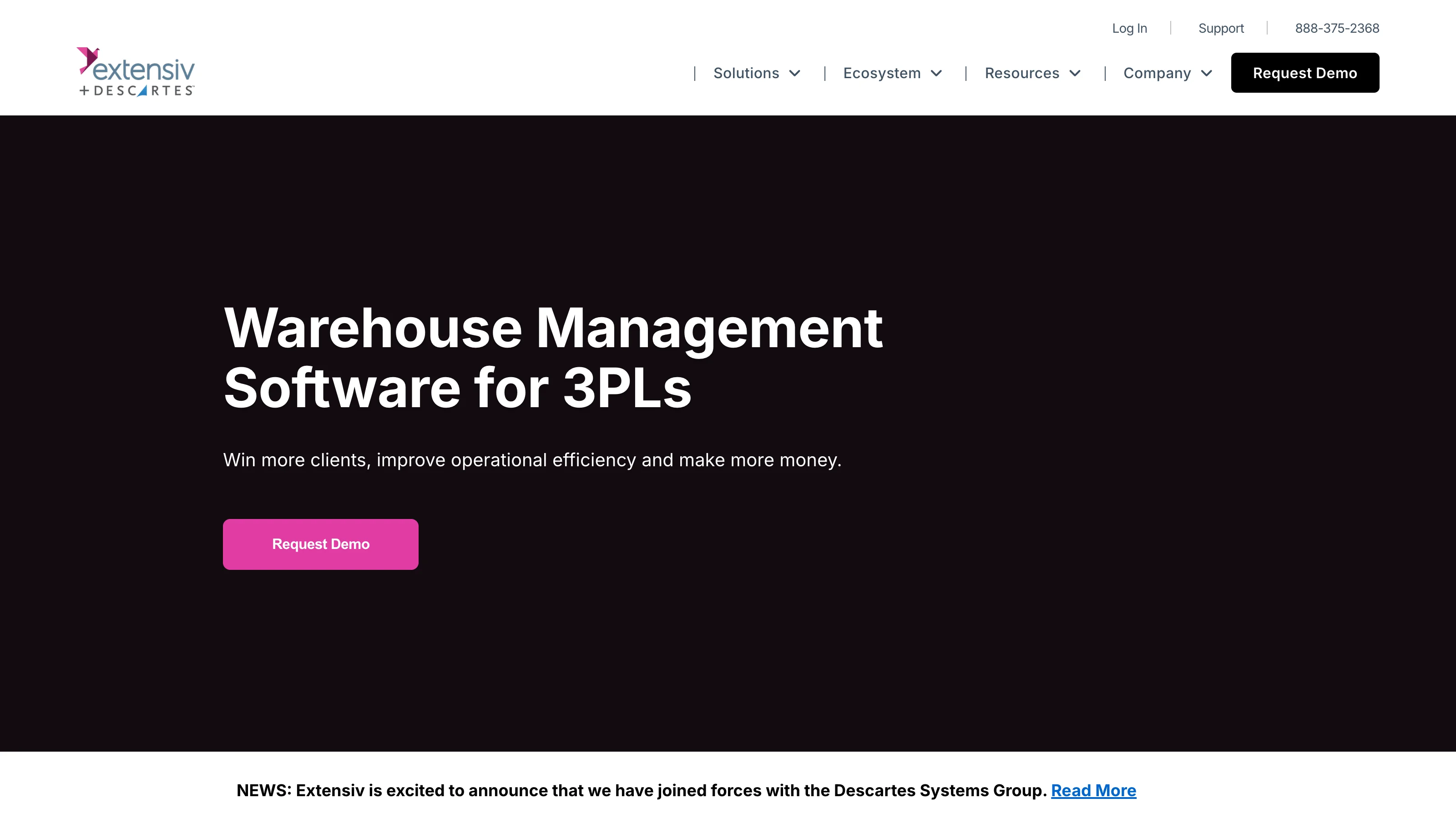 Extensiv Order Manager official product page or product image