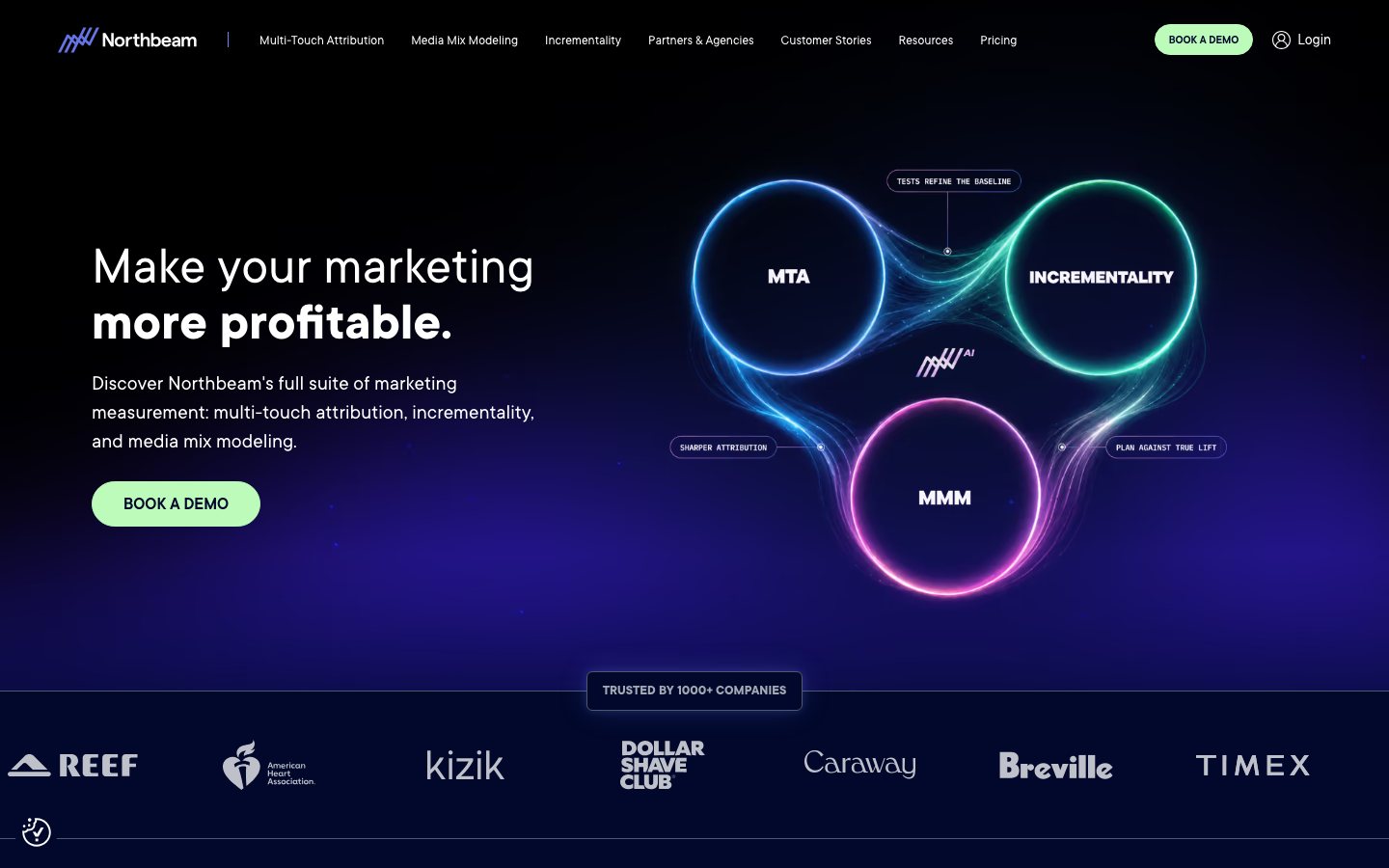 Northbeam official product page or product image