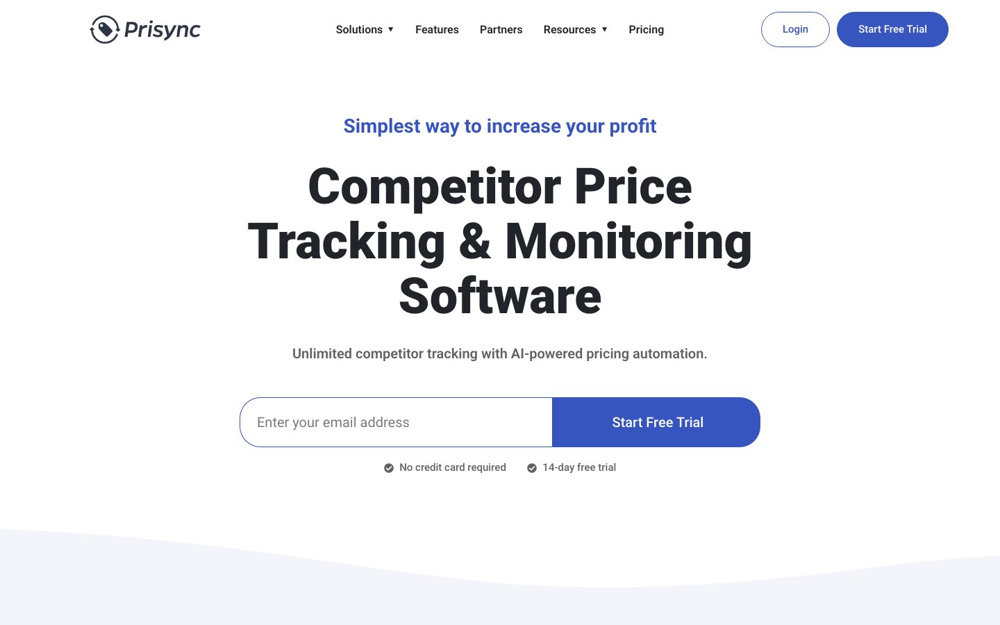 Prisync official product page or product image