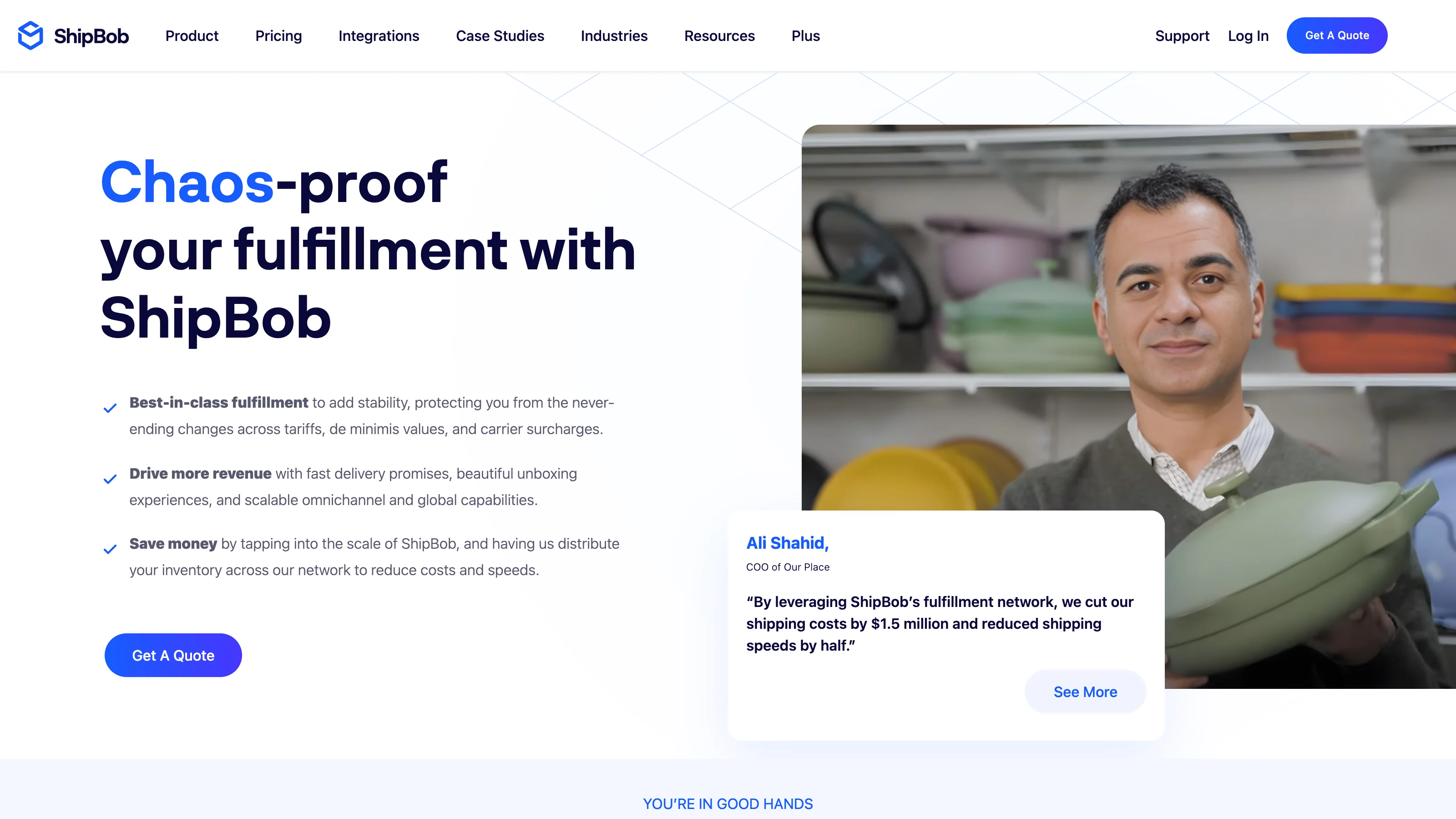 ShipBob official product page or product image